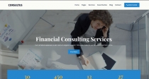 Consultus  Finance Consulting WordPress Theme Screenshot 1