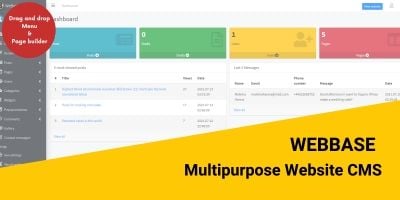 WebBase - Multipurpose CMS with Page Builder