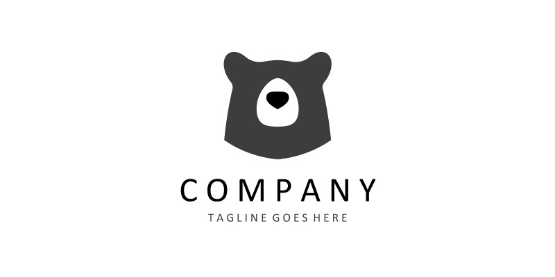 Bear Logo Template from Animal Logo Collections