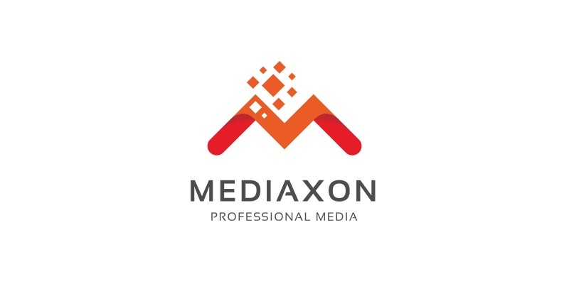 Media Pixel - Letter M Logo