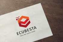 Letter E - Electro Cube Logo Screenshot 1