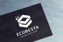 Letter E - Electro Cube Logo Screenshot 2