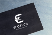 Letter E - Ecotech Logo Screenshot 2