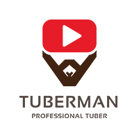 Tuber man Logo