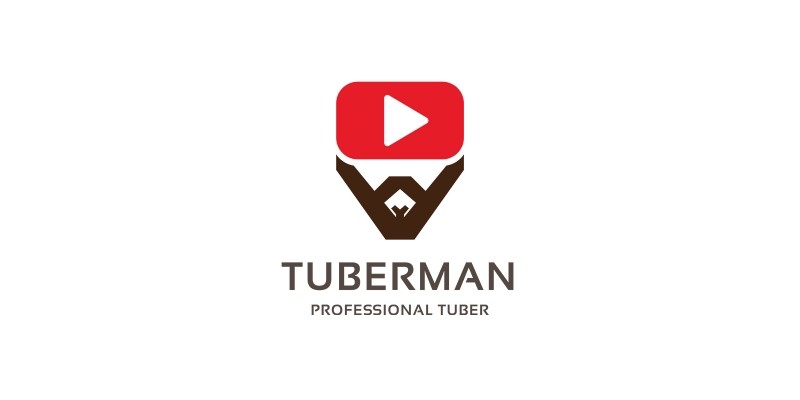 Tuber man Logo