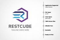 Letter R - Cube Logo Screenshot 3