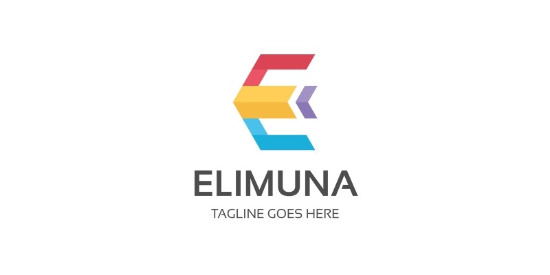 Letter E - Elimuna Logo