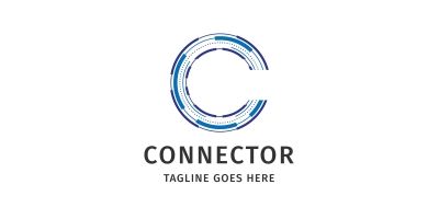 Letter C - Connector Logo