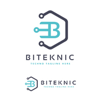 Biteknic Letter B Logo