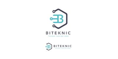 Biteknic Letter B Logo