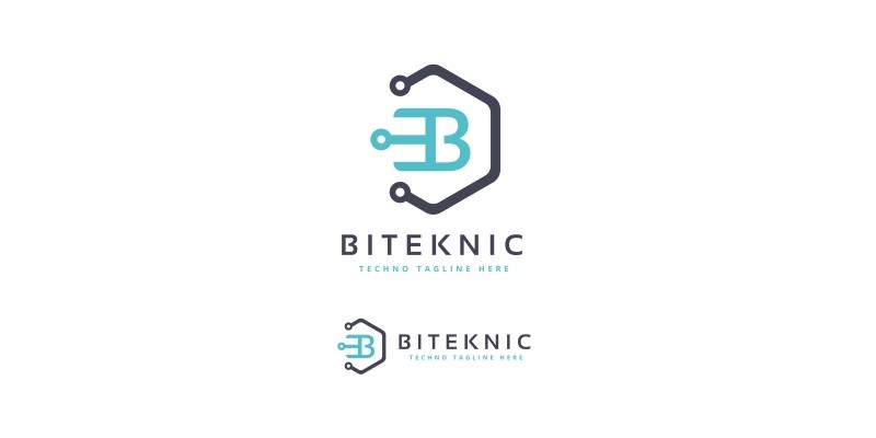 Biteknic Letter B Logo