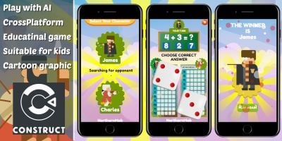 Math And Dice Construct 3 Kids Educational Game