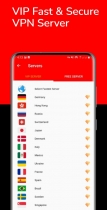 Red Pro VPN  -  Android App Template Screenshot 4