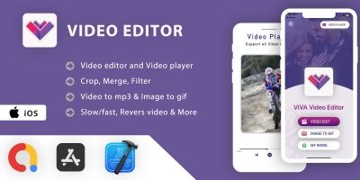 Video Editor And Video Player App - iOS App Source