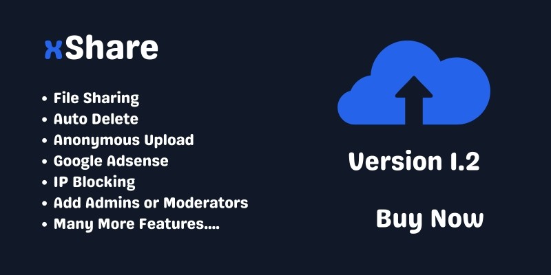 xShare - Anonymous File Sharing Website