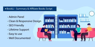 BookLi  - Summary And Affiliate Books Script