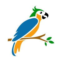 Bird Parrot Logo Design Template