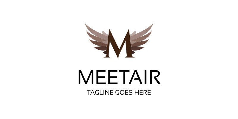 Letter M - Meetair Logo