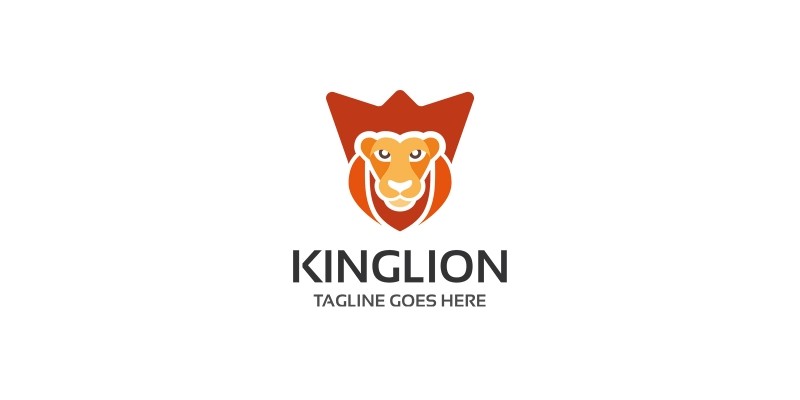 Strong King Lion Logo