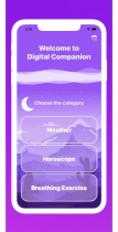 Digital Companion iOS Application Screenshot 1