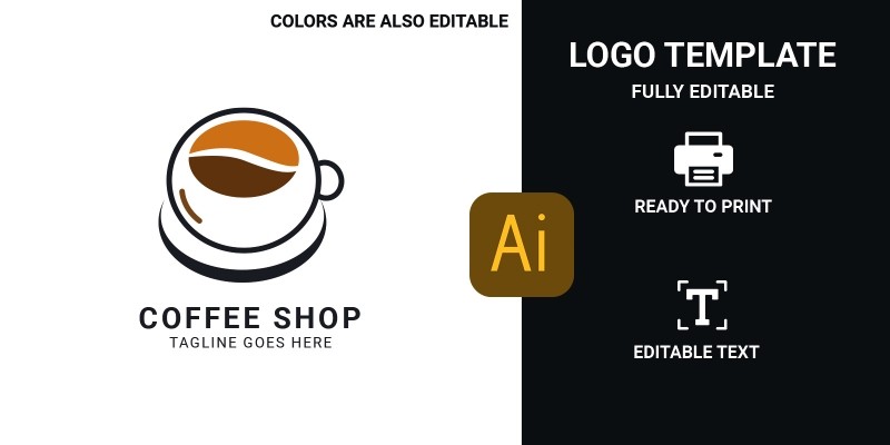 Coffee Shop Logo Template