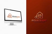 House Repair Fast Logo Template Screenshot 1
