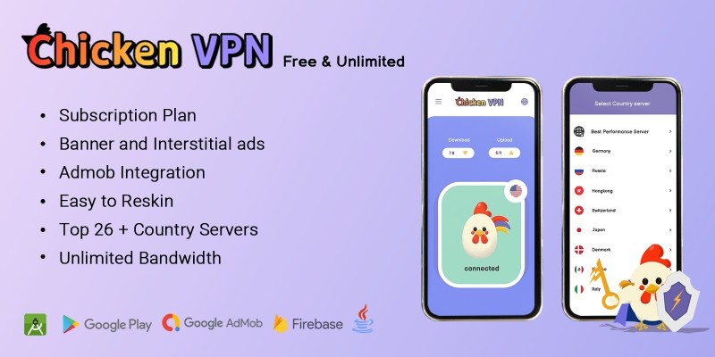 Chicken VPN - Android App Source Code