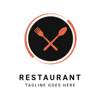 Restaurant Logo Template Design