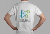 Tech Code Logo Template Screenshot 1