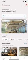 Coworking - Space Booking Flutter UI Kits GetX Screenshot 1