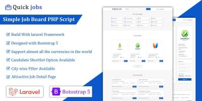 Quick Jobs - Job Board PHP Script