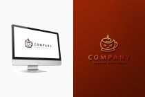 Devil Cafe Logo Template Screenshot 2