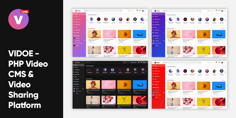 VIDOE - PHP Video CMS And Video Sharing Platform