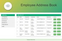 Employee Address Book PHP Script Screenshot 4