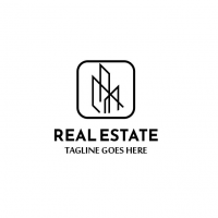 Real Estate Construction Company Logo Template