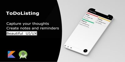 ToDoListing -  Android To-do and Notes app