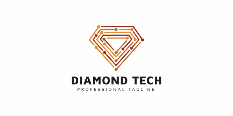 Diamond Tech Line Logo