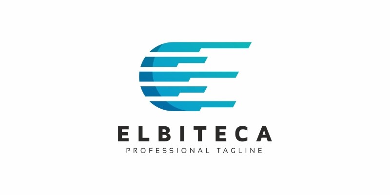 E Letter Digital Logo