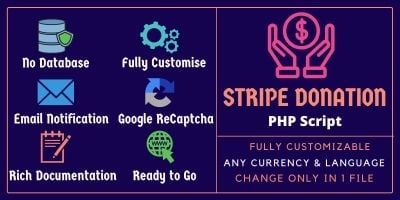 Donato - Stripe Donation PHP Script