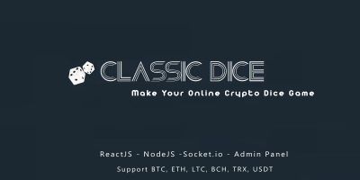 Classic Dice Crypto Game NodeJS