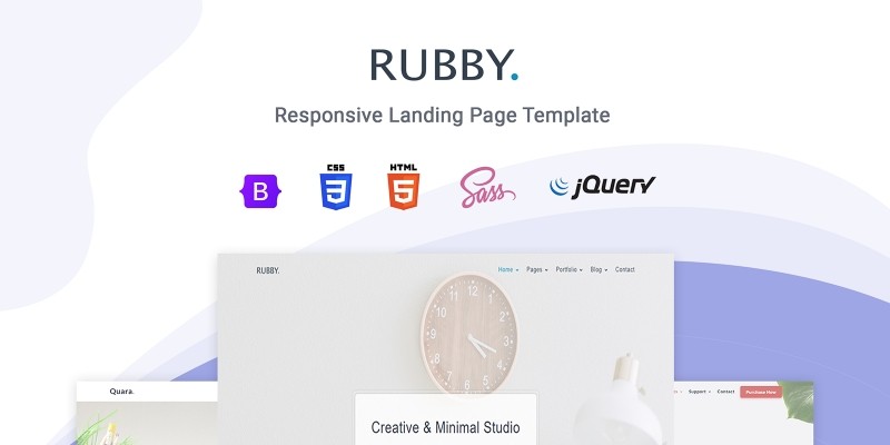  Rubby - Landing Page Template