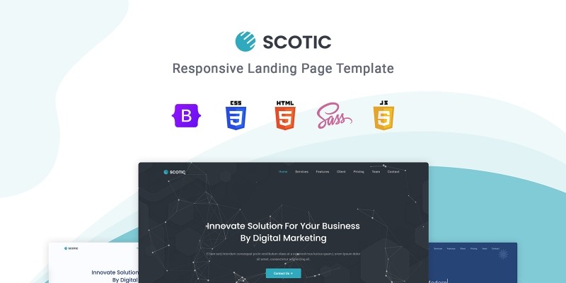 Scotic - Bootsrtap 5 Landing Page Template