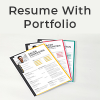 Resume With Portfolio Page