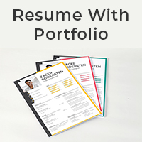 Resume With Portfolio Page