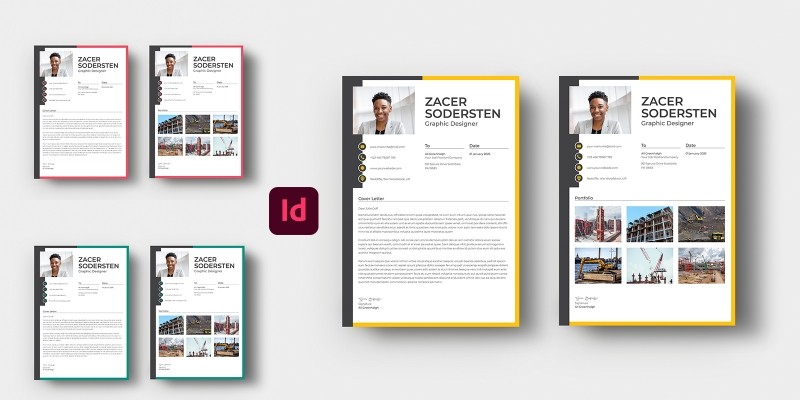 Resume With Portfolio Page