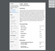 Opened CV - Advanced Social Profile CV And Resume Screenshot 24