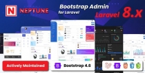 Neptune - Laravel  Admin Template Script Screenshot 1