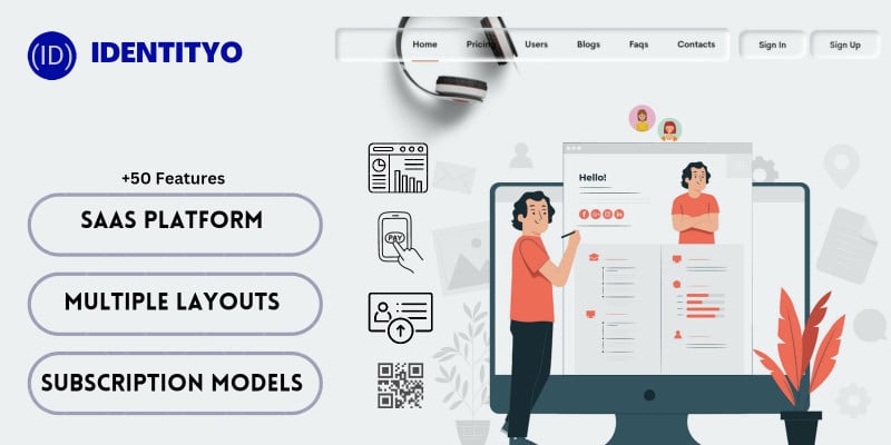 Identityo - Interactive and Dynamic Profile Maker