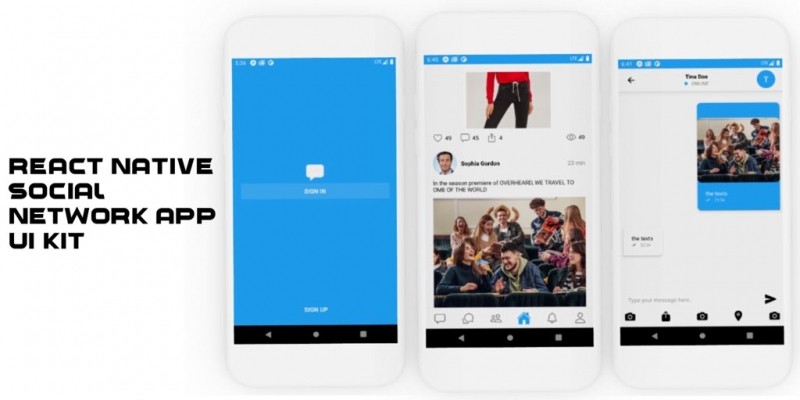 React native Social Network UI Kit 
