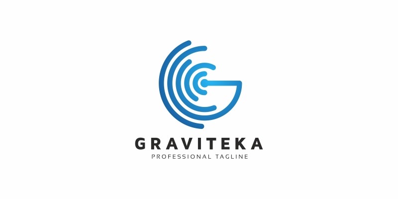 Graviteka G Letter Logo